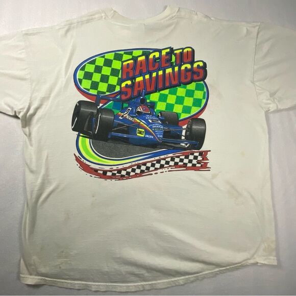Vintage Team Menard Race To Savings Chevrolet Truck Racing F1 Graphic 2XL - Picture 6 of 9